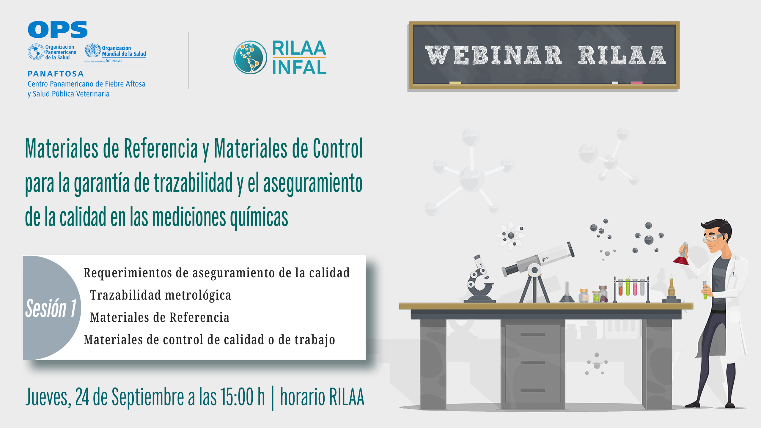 Materiales de Referencia y Materiales de Control para la garantía de trazabilidad y el aseguramiento de la calidad en las mediciones químicas - Sesión 3